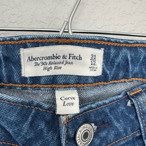 Abercrombie Curve Love 90s relaxed jeans high rise - Picture 3 of 4